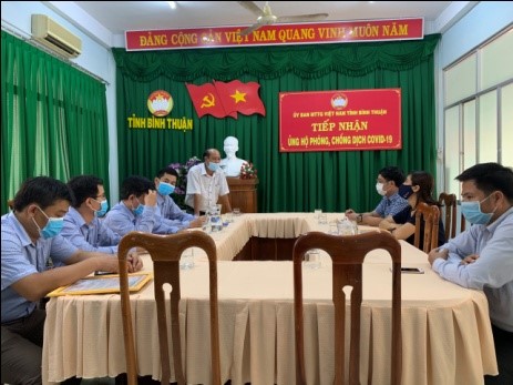 Công ty Thủy điện Đại Ninh ủng hộ phòng, chống dịch Covid-19 tại tỉnh Bình Thuận