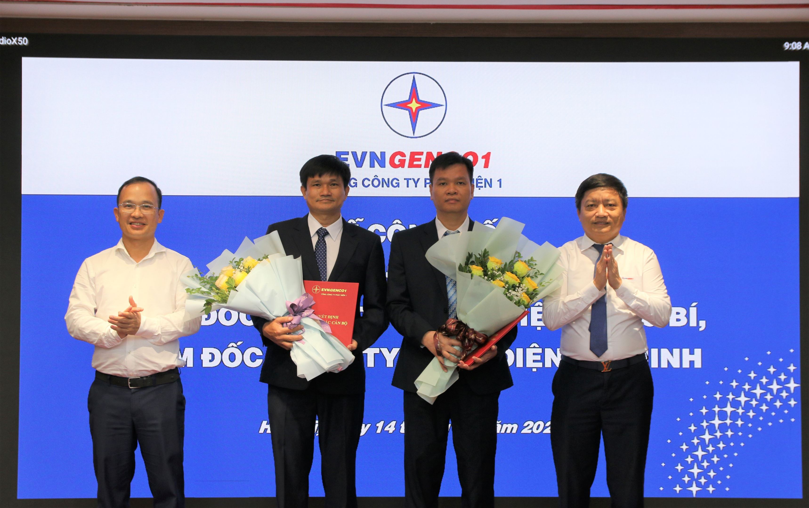 Công bố Quyết định bổ nhiệm Giám đốc Công ty Nhiệt điện Uông Bí và Công ty Thuỷ điện Đại Ninh