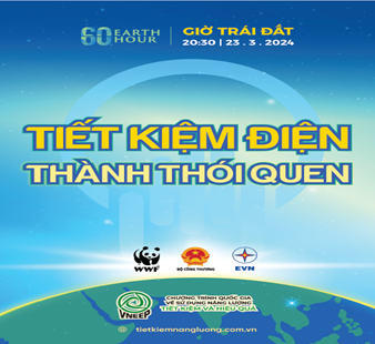 “Tiết kiệm điện – Thành thói quen” Công ty Thủy điện Đại Ninh hưởng ứng chiến dịch Giờ Trái đất năm 2024