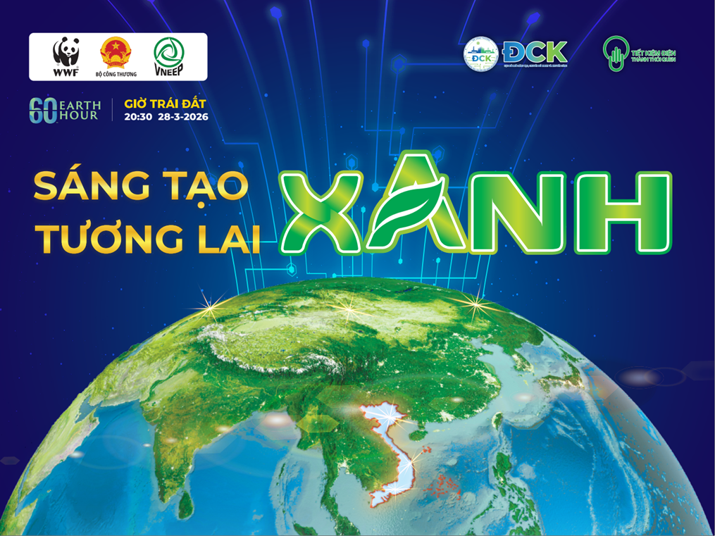 HƯỞNG ỨNG GIỜ TRÁI ĐẤT 2026 – SÁNG TẠO XANH – TƯƠNG LAI XANH